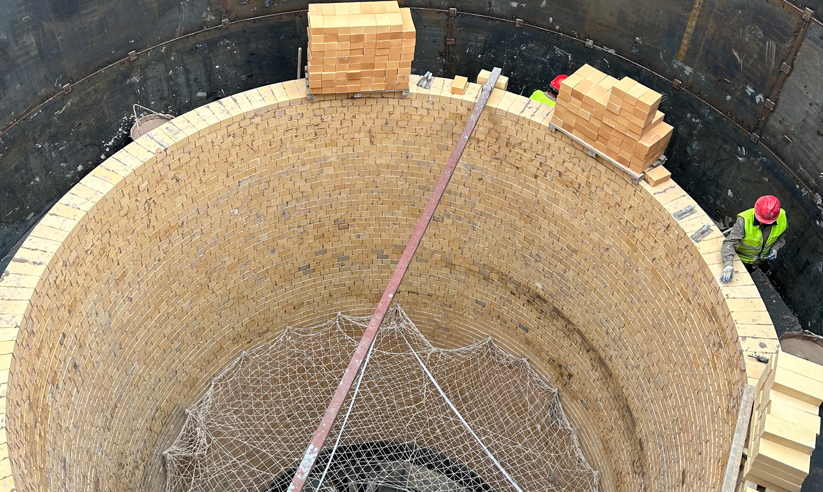 High Alumina Bricks installation