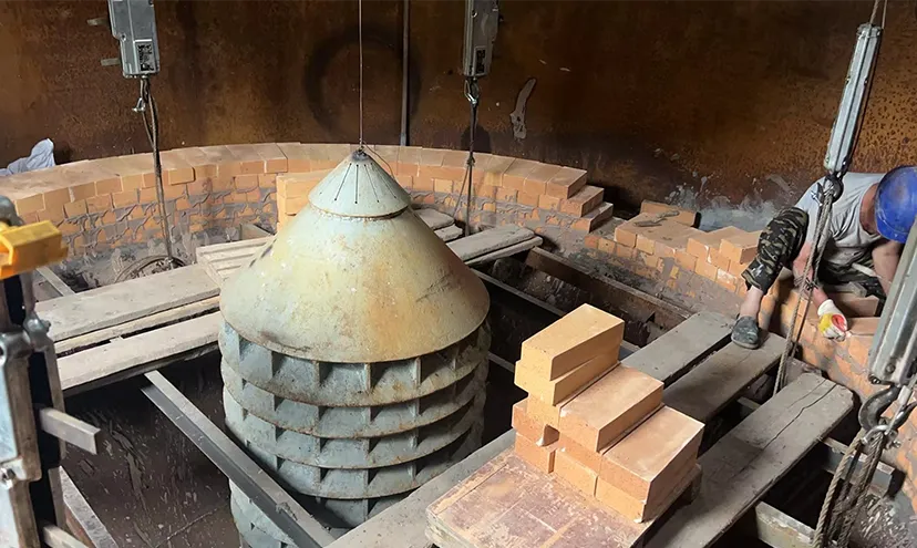 High Alumina Bricks installation