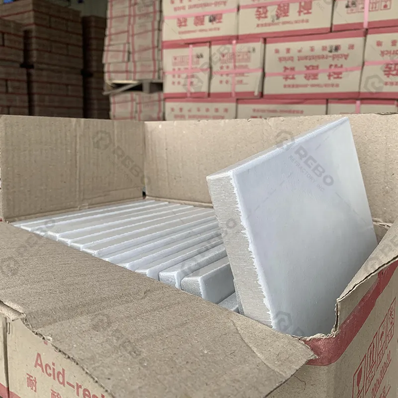REBO Acid Resistant Bricks Application