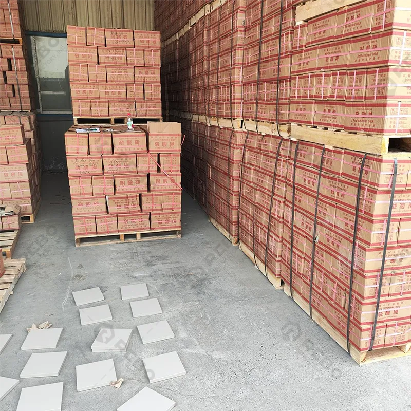 REBO Acid Resistant Bricks Application