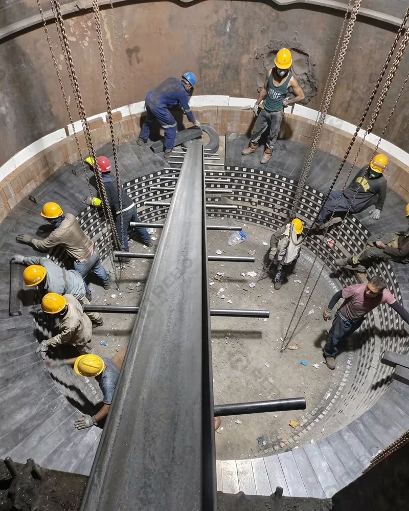 Installation-of-Magnesia-Carbon-Brick