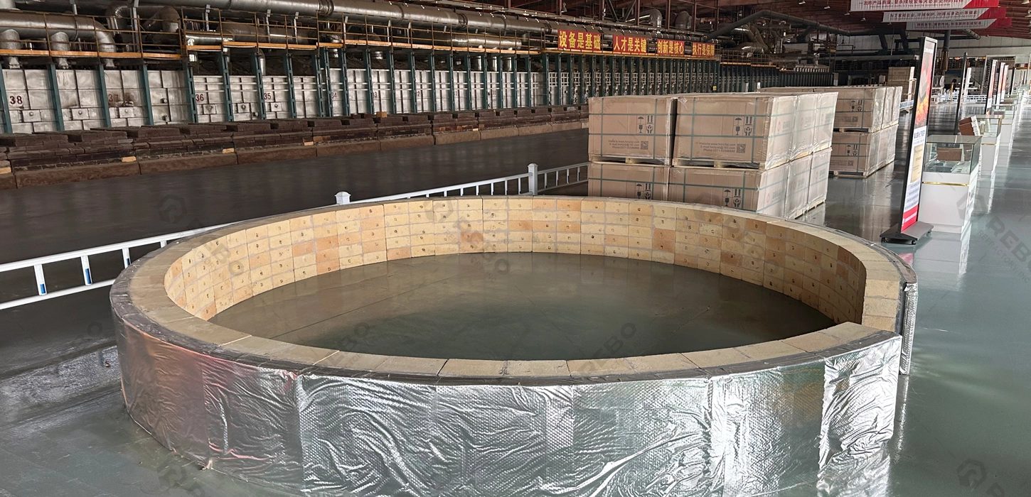 Magnesia Bricks in REBO Factory